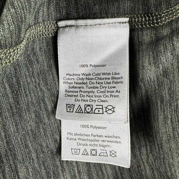 Eddie Bauer Tee Shirt Mens Medium First Ascent Green Stretch Short Sleeve Crew - Picture 7 of 8